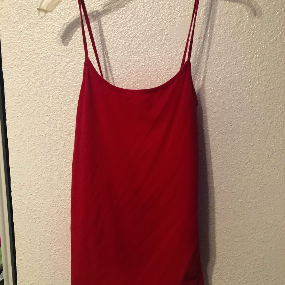 Basic Red Tank Top